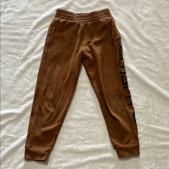 Carhartt Brown Sweatpants Relaxed Fit Joggers - Picture 3 of 7
